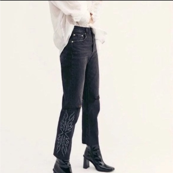 Levi’s 501 black denim jeans size 26 - Picture 3 of 11